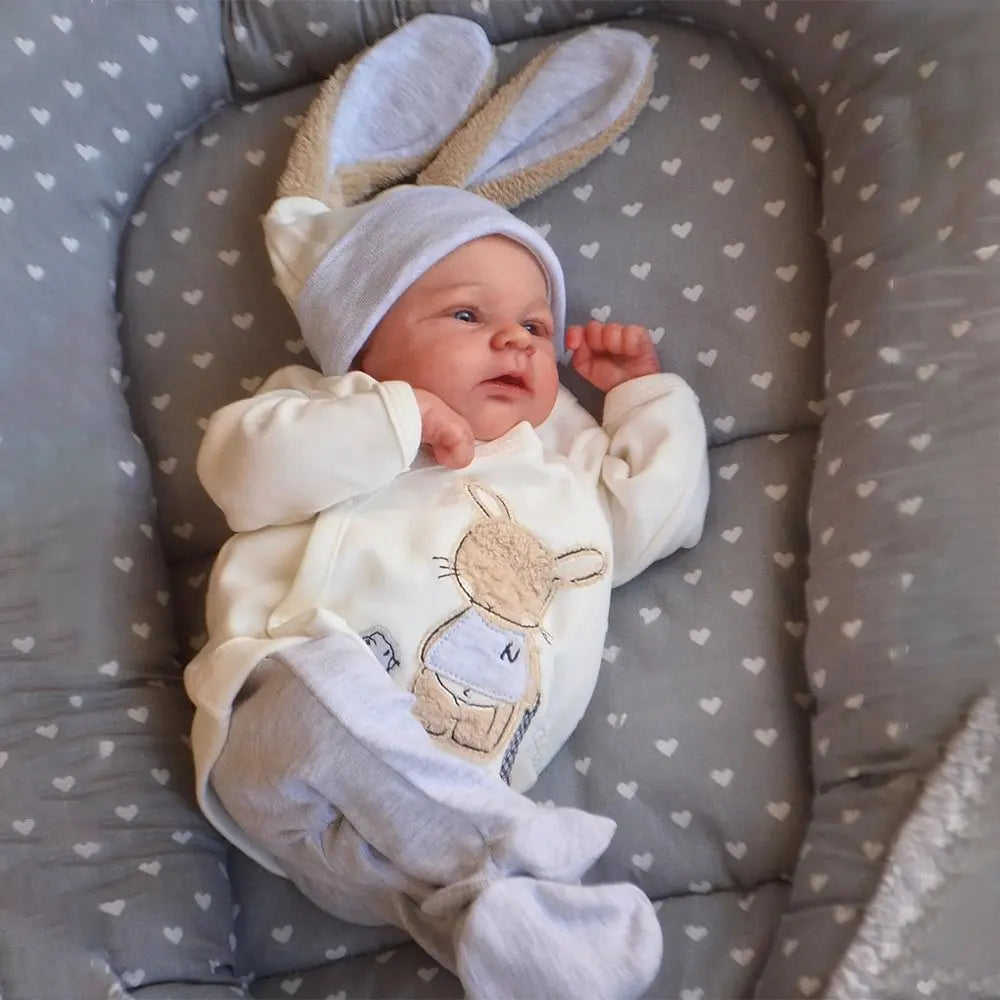 Bebé Reborn Afonso – Olhar Vivo e Pele 3D com Veias Visíveis
