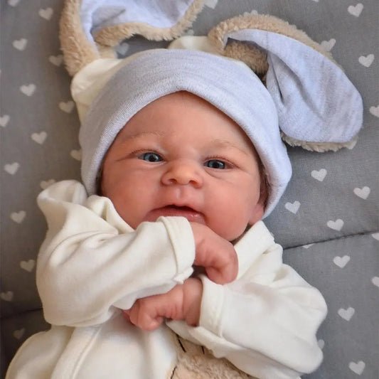 Bebé Reborn Afonso – Olhar Vivo e Pele 3D com Veias Visíveis